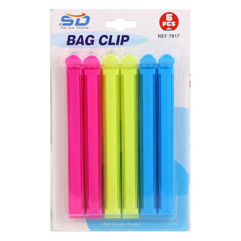 Comida fresca-mantenimiento bolsa de sellado clip bolsa de alimentos a prueba de humedad clip de sellado de leche grande en polvo té snack clip de sellado sin fecha