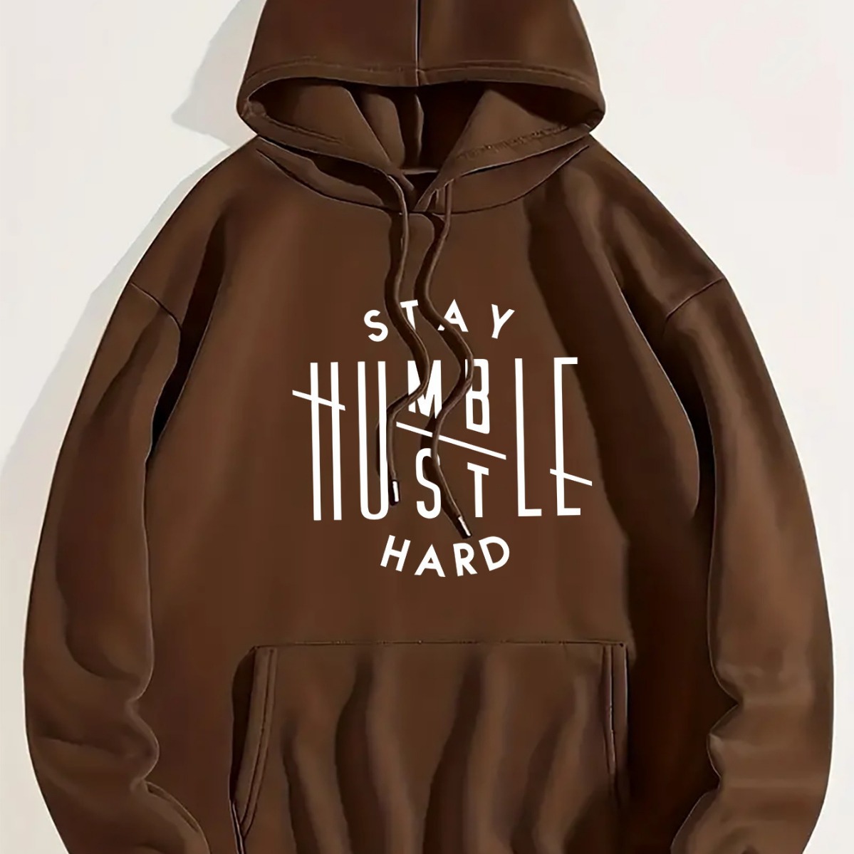 Foreign Trade Women's Velvet Sweatshirt Plain Letter Print Kangaroo Flap Pocket Pants Drawstring Printed Hoodie