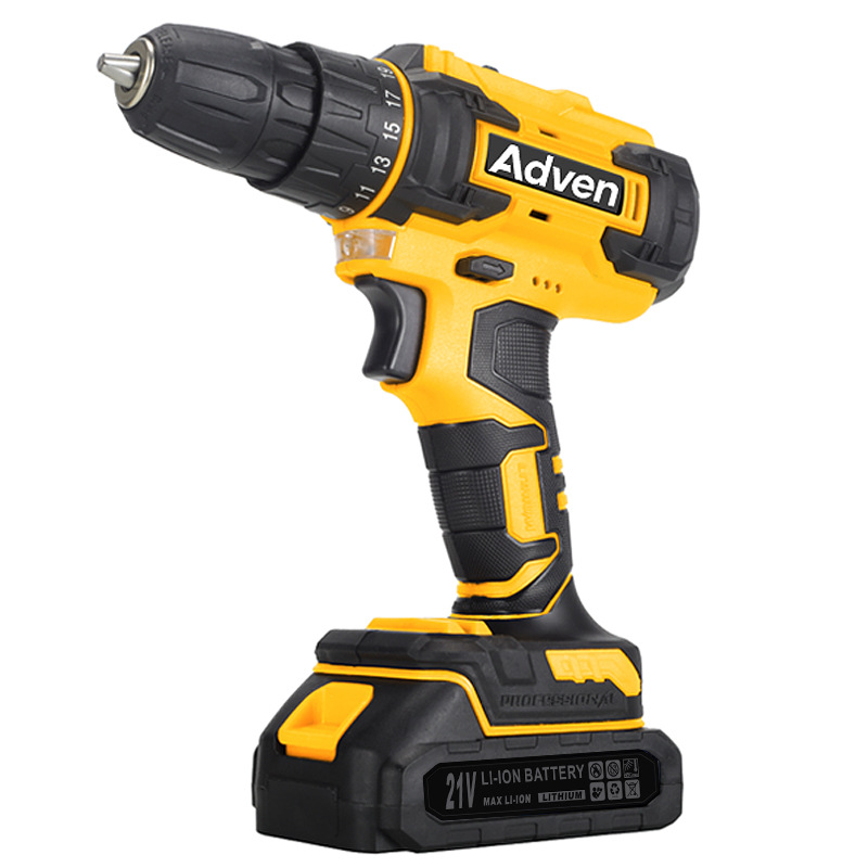 Transfronterizo 21v multifuncional litio recargable taladro de mano eléctrico taladro eléctrico de impacto doméstico taladro de destornillador eléctrico