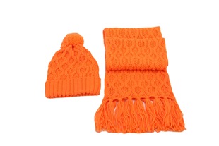 The Manufacturer Supplies Various High-Quality Fashionable and Best-Selling Knitted Cable Icelandic Hats and Scarves Two-Piece Knitting Kits