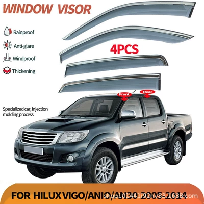 Suitable for Toyota Hilux Window Rain Visor Hilux Vigo 2005-2014 Window Visor