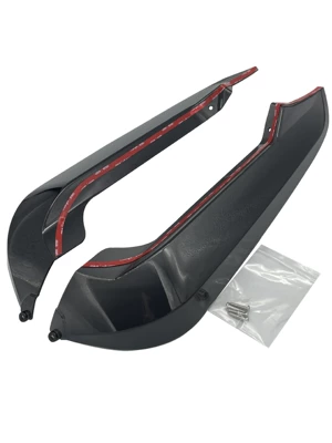 Suitable for 23-25 Honda Forza 350 Modified Leg Wind Shield Nss350 Leg Guard Wind Shield Forza Deflector Cover (Motorcycle front windshield) - dark-gray