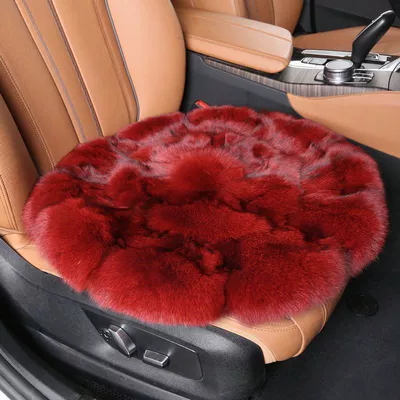 sheepskin three-piece single piece — Seat cushion, seat cover