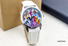 Fuchsia belt suitable for men and women, fashionable quartz cartoon watch, wholesale