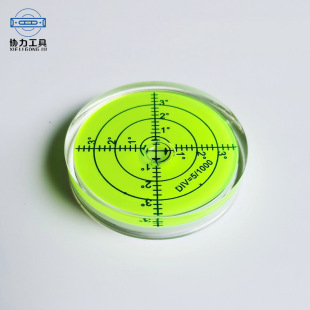 Universal Level with Scale, Bubble Level, Disc-Type Leveling Bubble, High-Precision Portable Measuring Instrument