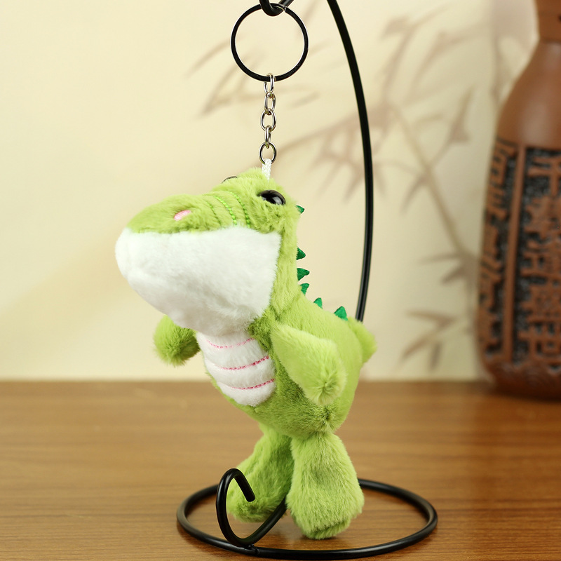 Red de celebridades lindo cocodrilo peluche colgante pequeño dinosaurio bolso llavero muñeca colgante cocodrilo muñeca muñeca