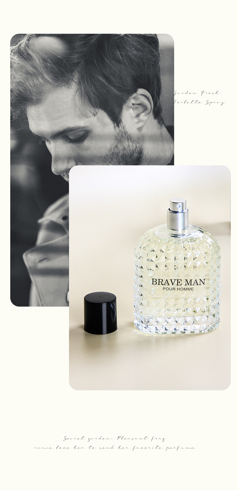 Brave Men's Perfume Man's Fragrance Lasting Wood Fragrance Perfume 100ml_voghion.com