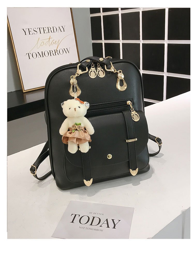 New style backpacks for women, fresh and cute student fashion and casual Korean-style women's bags, cross-border one-piece shipping worldwide undefined