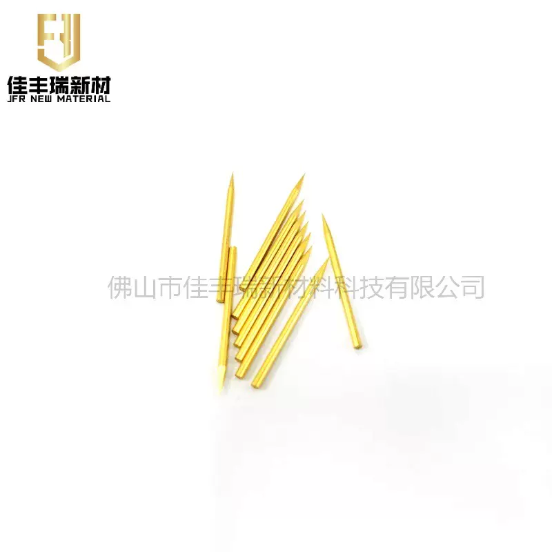 镀金钨针厂家供应1.0*20mm耐高温导电优良钨针电镀镀金镀镍