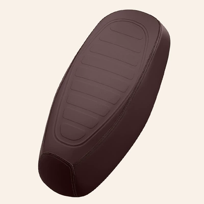 cushion cover, high-toughness leather, full coverage, Electric car cushion - steel-stamp-dark-brown-horizontal-stripes-high-toughness-leather-large-size-61-65cm