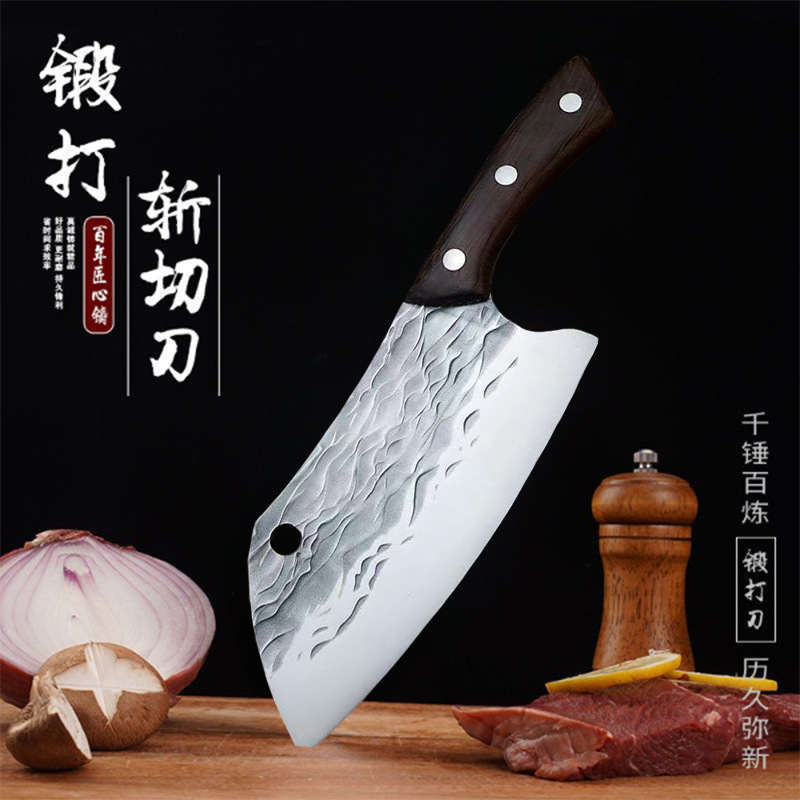 厂家批发不锈钢菜刀家用锋利切片刀 厨房用具砍骨刀厨师刀海豚刀|ms