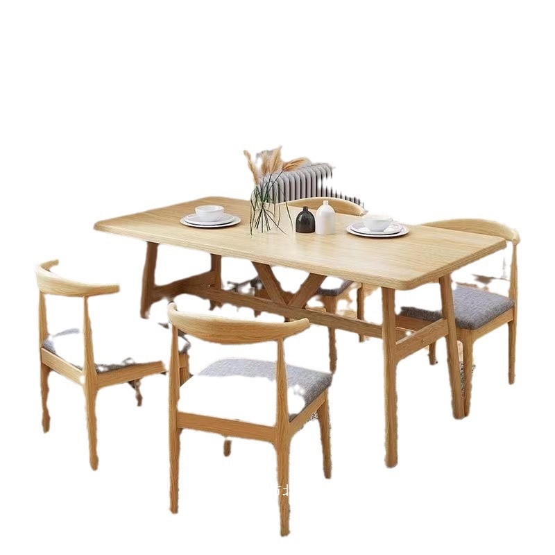 Fábrica directa moderna simple mesa de comedor silla de comedor combinación de sillas domésticas pequeñas sillas de café de té de leche moderno