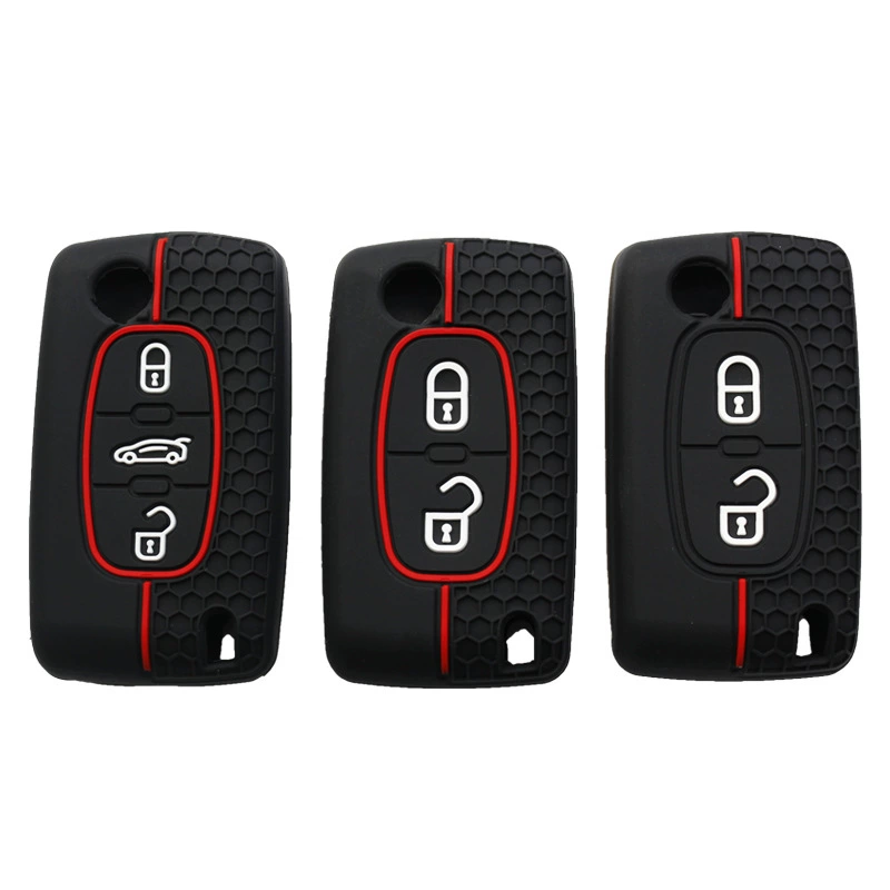 Подходит для Peugeot Citroen 308 307 Citroën Salarla Bibase Carter силиконовый чехол для ключа автомобиля