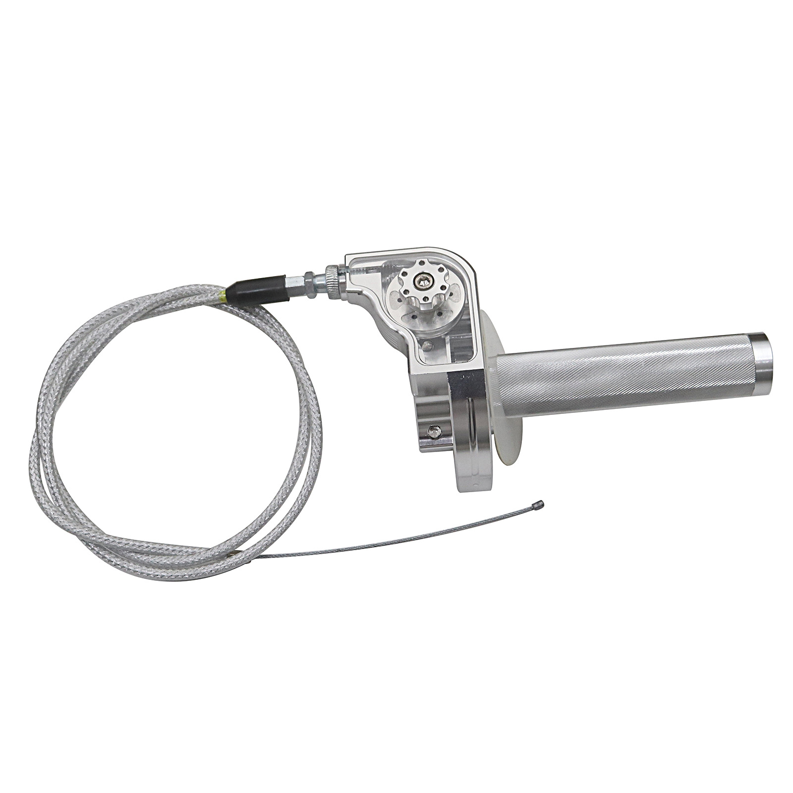 Motocicleta de todoterreno modificada CNC gran torsión manija de acelerador gran torsión manija giratoria cubierta de aceite agarre de aleación de aluminio