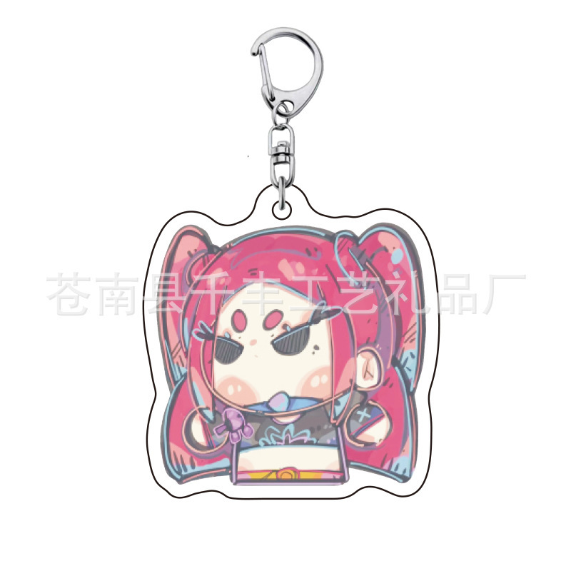 Kpop 韓流ハンティングウィッチグループ周辺キーホルダールミミラゾーイファンダブルサイドサンドイッチアクリルペンダント|undefined