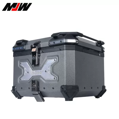 Motorcycle trunk Quick Release Aluminum Alloy Embossed
