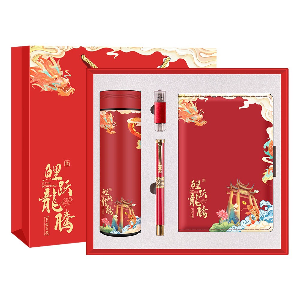 Новогодние подарки к Году Лошади, элитный бизнес-набор кофейных чашек «Ландыш», подарки для клиентов на церемонию открытия.