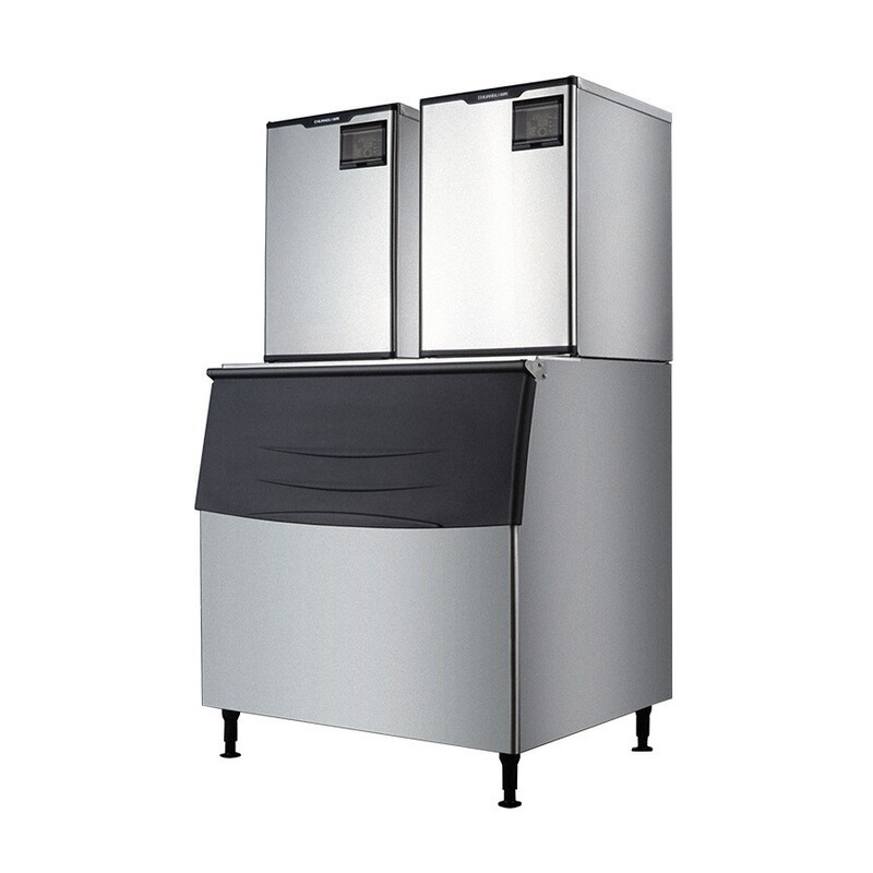Commercial split-type dual-unit moon-shaped ice maker for tea shops (560KG/24H) SE-1220M Commercial split-type dual-unit moon-shaped ice maker for tea shops (560KG/24H) SE-1220M
