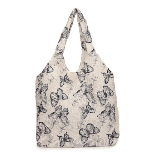 2024 new lazy style tote bag, beautiful and personalized student vest bag, hand-carried bag, large capacity shoulder bag