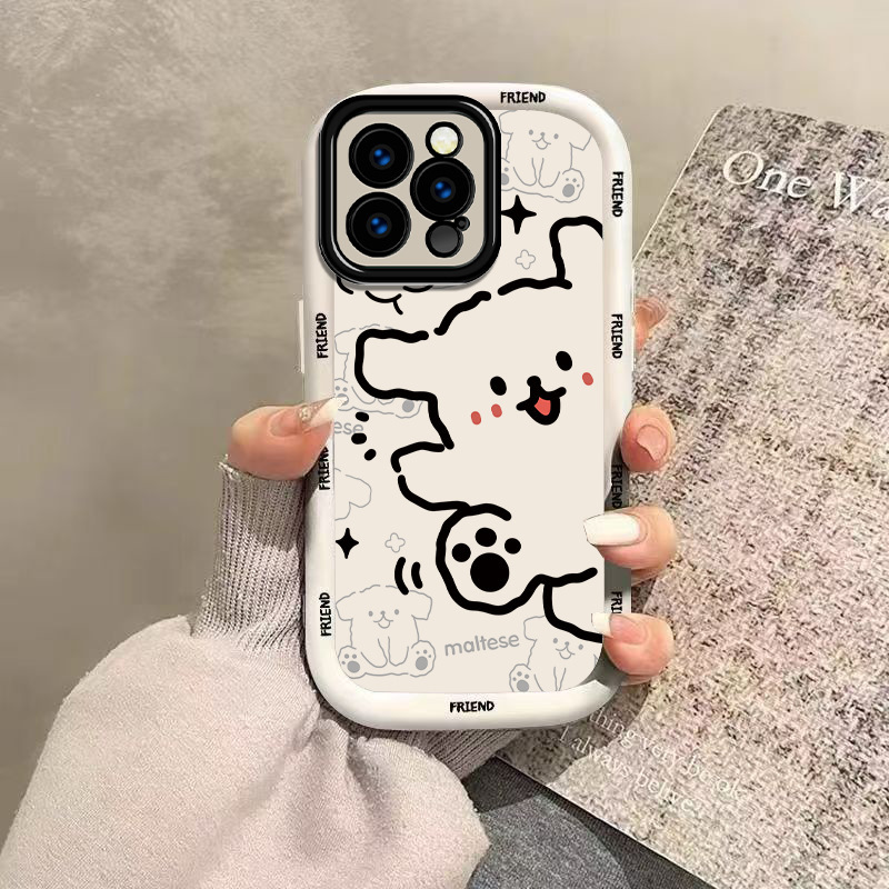 适用苹果16promax手机壳14plus可爱iphone17卡通12mini泡芙壳15|undefined