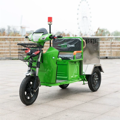 Small Electric Three-Wheeled Cleaning Truck Sanitation Small Manual Dump Quick Maintenance Truck New Energy Electric Quick Maintenance Truck