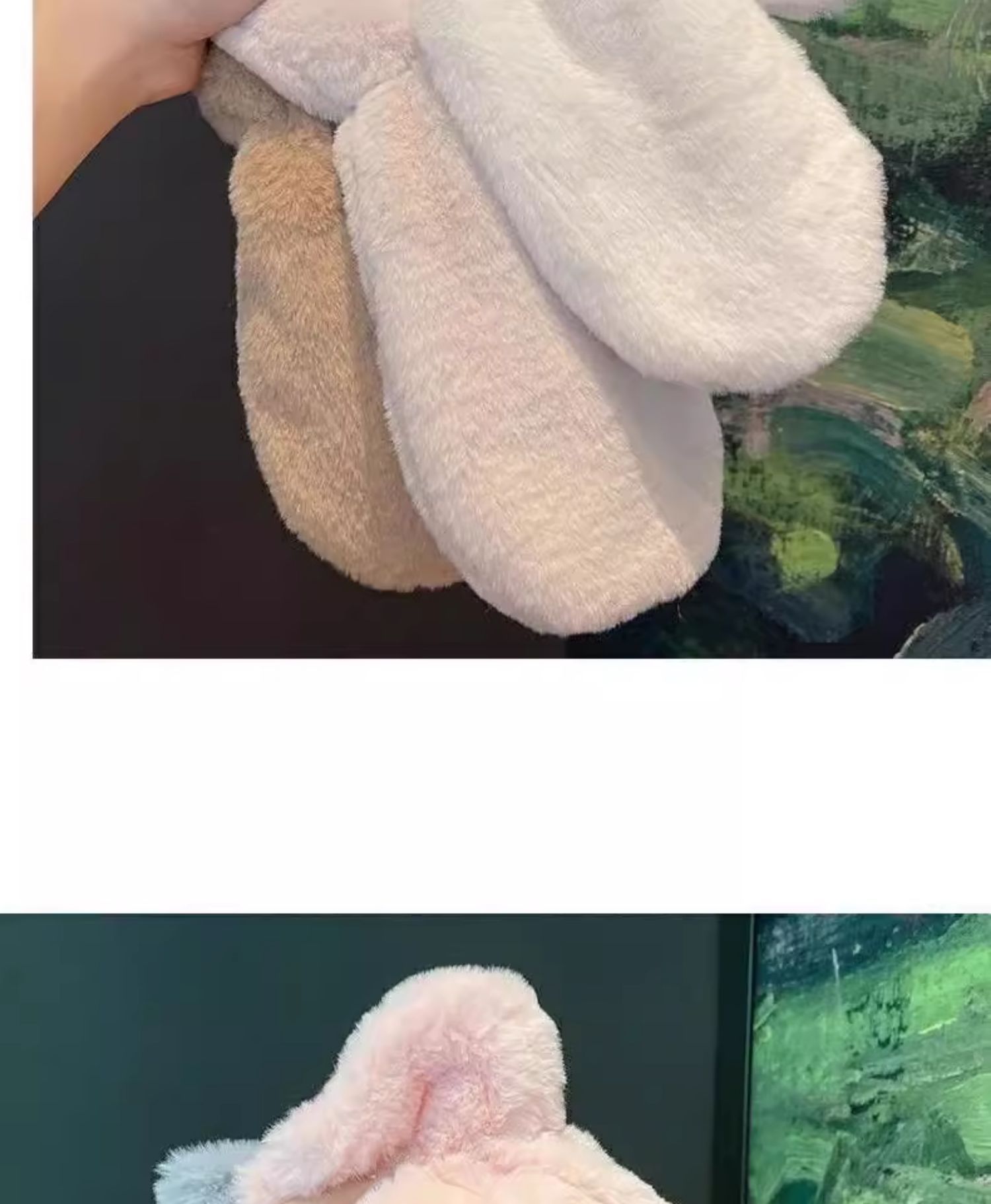 Version coréenne d'hiver de couleur unie avec velours épais, gants coupe-vent chauds et résistants au froid pour femmes, simples_voghion.com