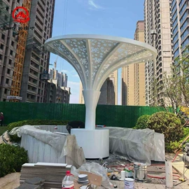 景观雕塑;组合滑梯;亭子