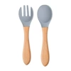 Y18 wooden spoon+wooden fork