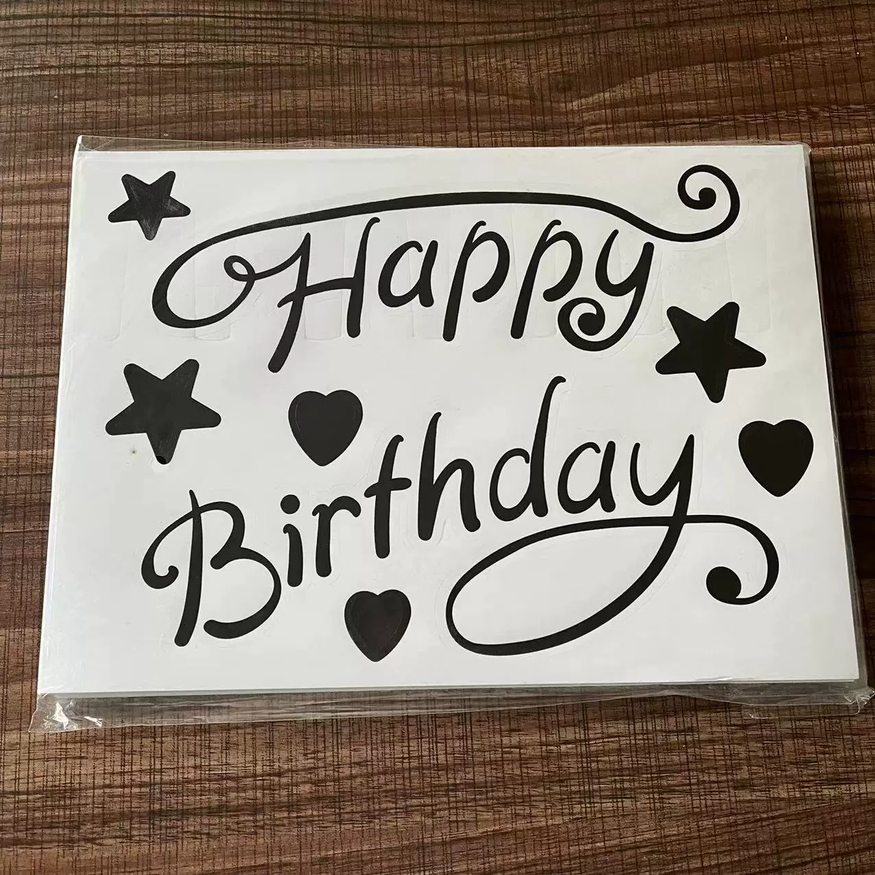 Transparent sticker, balloon, new collection, DIY