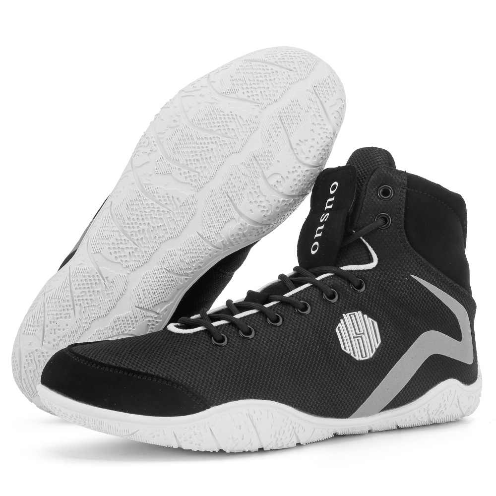 W777 Cross-Border Dropshipping Professional Boxing Shoes Men's Wrestling Shoes High-Top Fighting Training Shoes Boots Muay Thai Boxing Shoes Anti-Slip