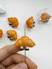 树脂面包食玩饼干迷你面包摆件DIY配件bjd娃娃屋过家家玩具摆件