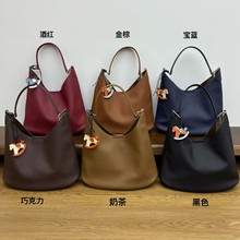 潮时尚水桶包高级感子母包包2025新款大容量通勤托特包斜挎腋下包