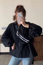 港味Chic2025春秋新款ins原宿bf风韩版百搭宽松显瘦工装外套女潮