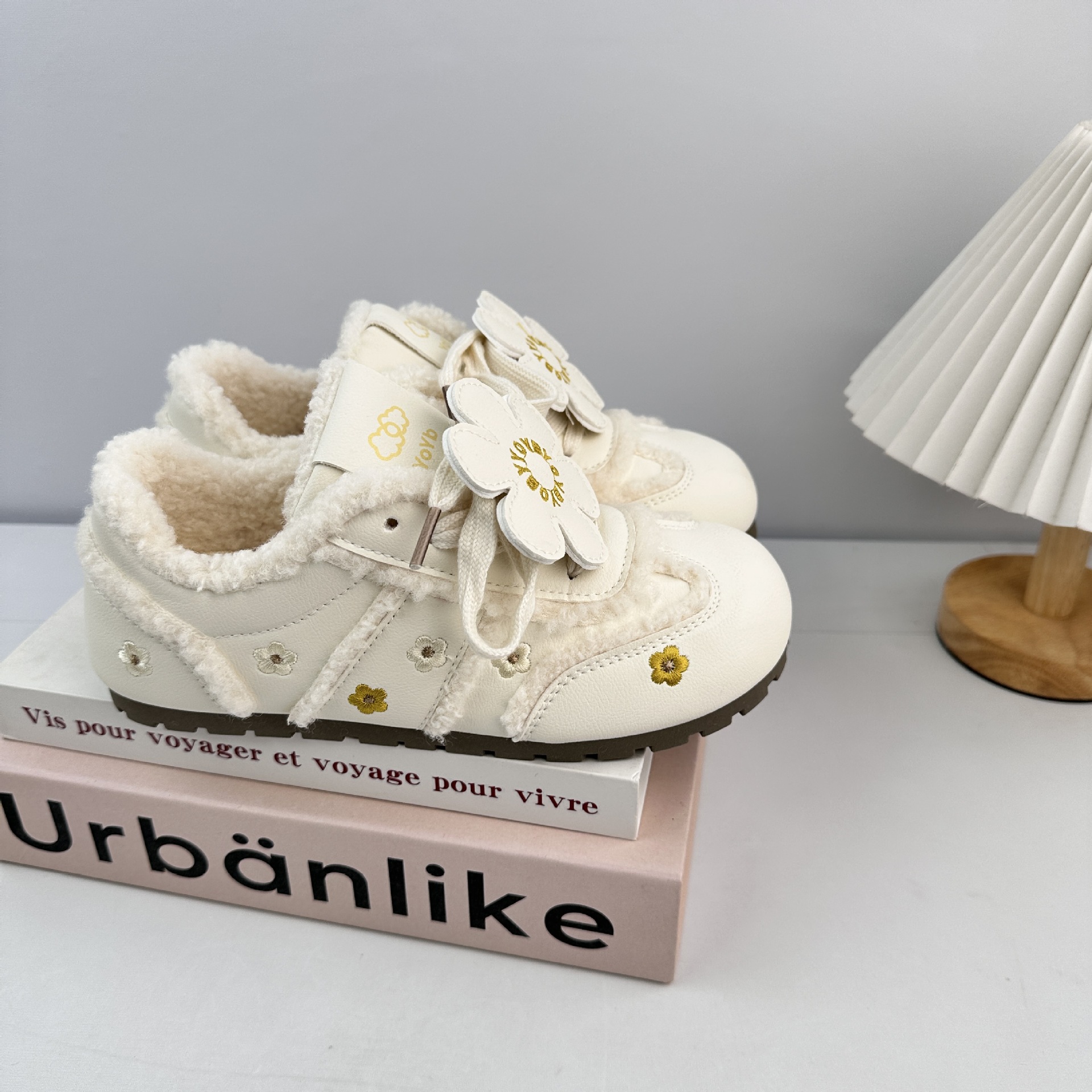 Farwave Ballet 2025 estilo de invierno de moda del campus zapatos de algodón caliente 2719M