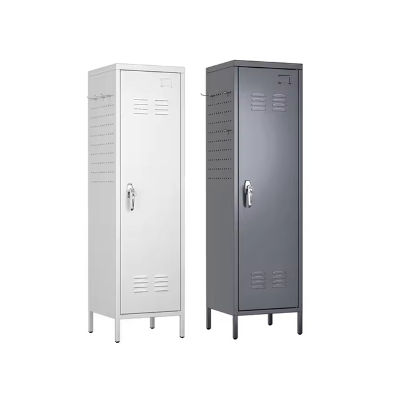 Amazon venta caliente de una sola puerta armario de personal oficina escuela en casa gimnasio de acero armario de almacenamiento transfronterizo
