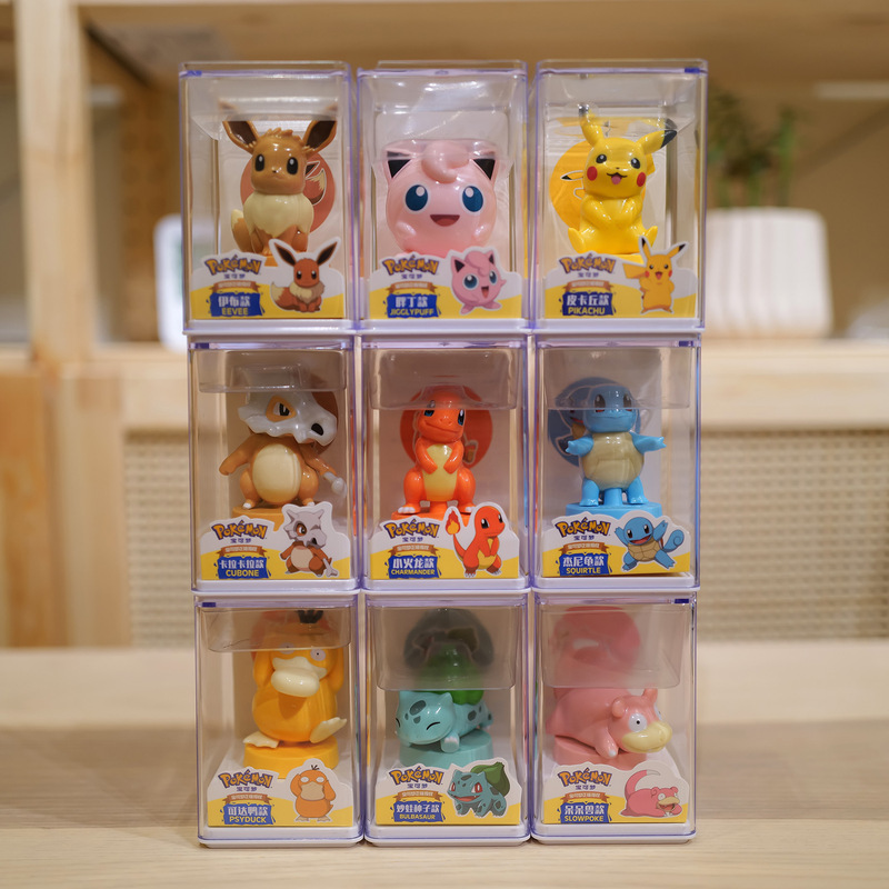 Pokémon Hand Ornaments Toy Pikachu Full Set Genuine Doll Blind Box Jenny Turtle Pokémon