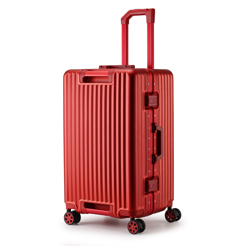 Large capacity luggage new sturdy and durable thick pull rod travel password suitcase 24 inch upper and lower double handles Large capacity luggage new sturdy and durable thick pull rod travel password suitcase 24 inch upper and lower double handles