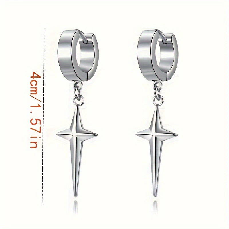 Подвеска из нержавеющей стали, серьги, (跨境 торговля), 1 пара, Amazon, Aliexpress