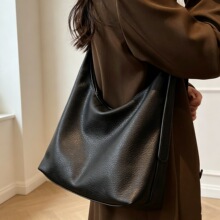 夏季包包女新款上班通勤斜挎大包饺子包高级感大容量单肩托特包女
