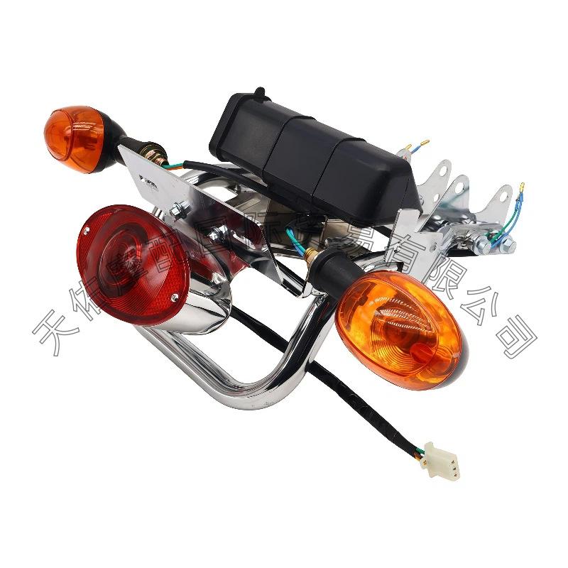 Motorcycle electroplated modified rear luggage rack armrest assembly is suitable for monkeybike, Little Golden Boy, Little Monkey