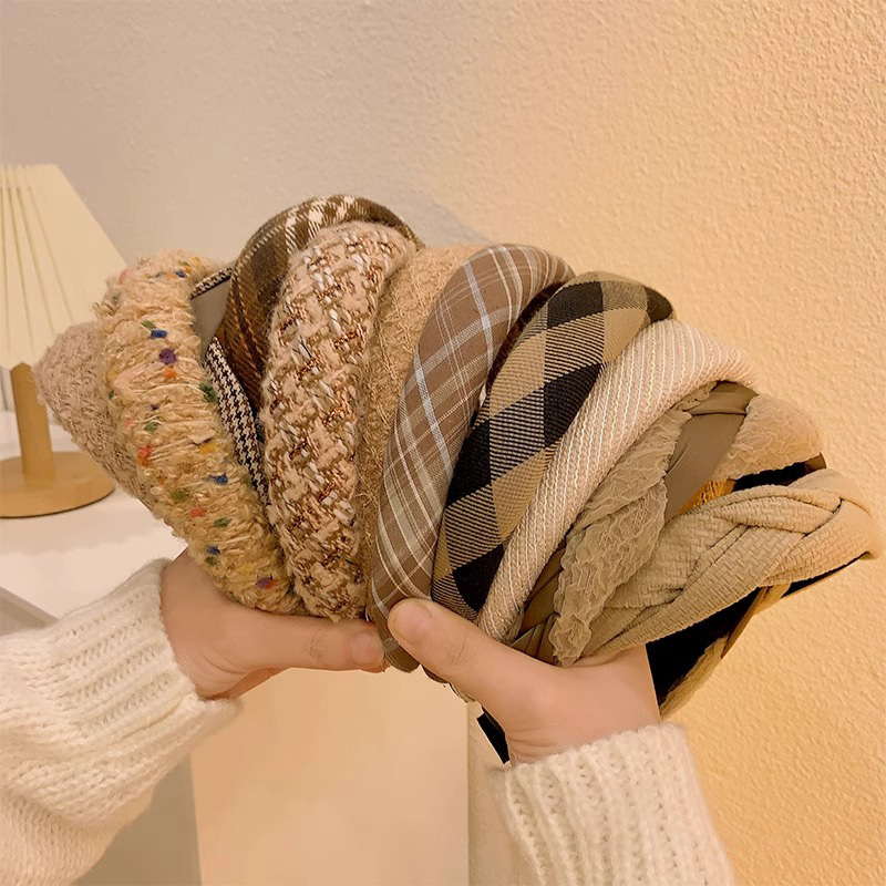 Maillard diadema para mujer todo fósforo cabello prensado cabeza alta diadema 2025 nuevo temperamento horquilla torque paquete de cabello tocado