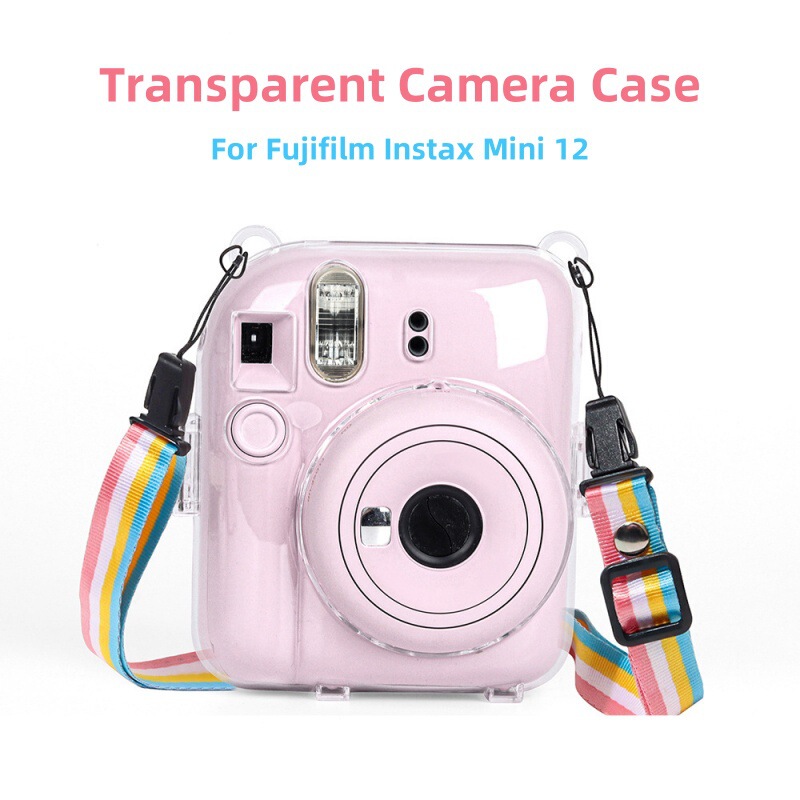 [Mini12 Transparent Protective Case] Polaroid Hard Shell Instax Crystal Shell Camera Shell Shell Accessories