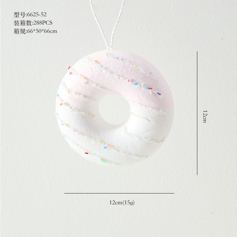 Ventas transfronterizas de muletas coloridas decoraciones de Navidad dulces adornos de árbol de Navidad colgante dopamina props de disparo