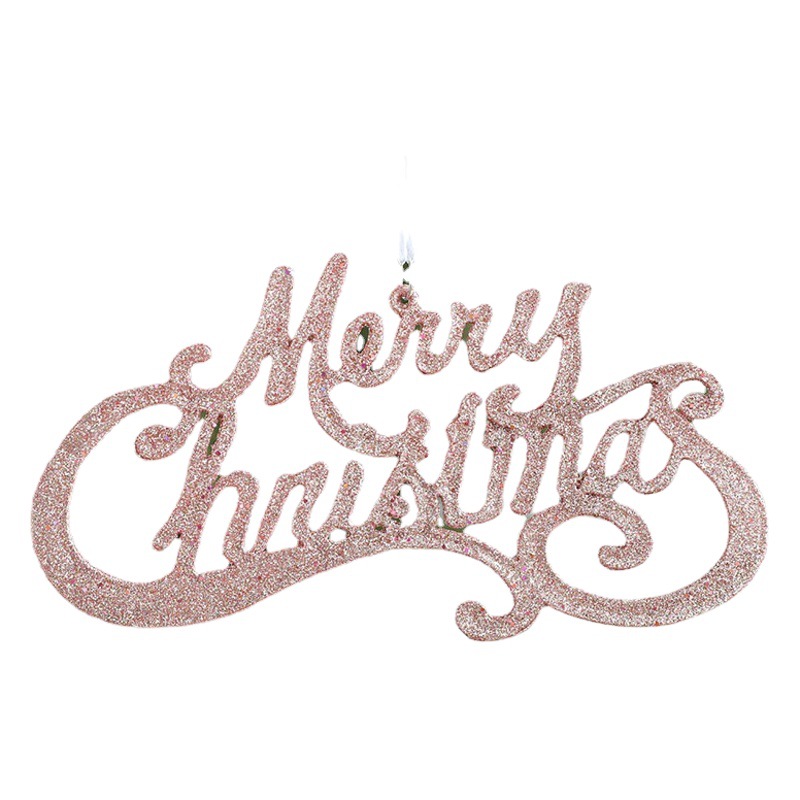 Transfronterizo de Hong Kong Heng nueva decoración navideña decoración del árbol de Navidad carta colgante
