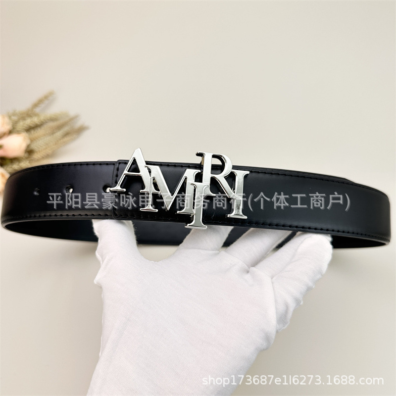 문자 AM 실버 일반 검정색