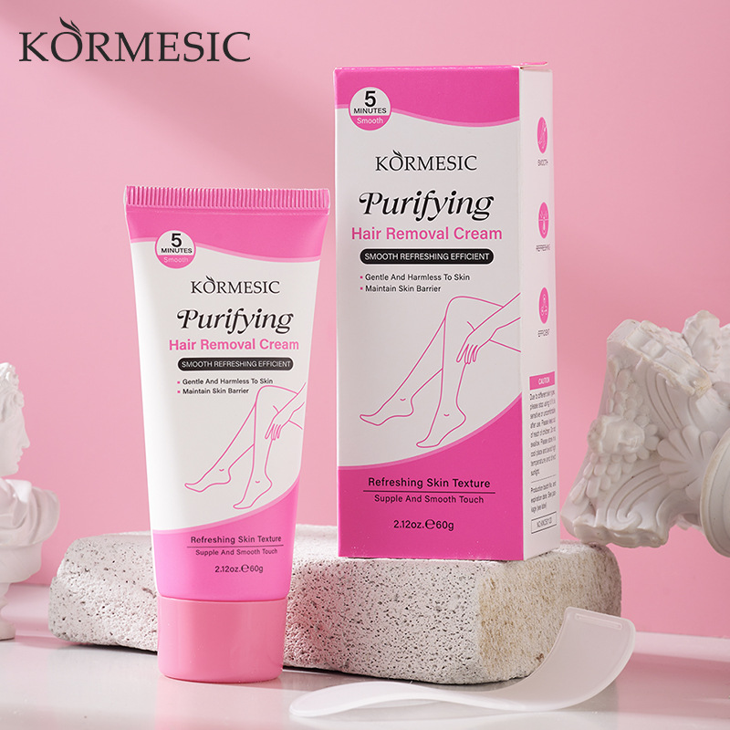Kormesic Full English Version of the Skin-Clearing Hair Removal Cream, Moisturizing and Gentle Cleansing for the Whole Body, Wholesale from Foreign Trade Cross-Border Manufacturers