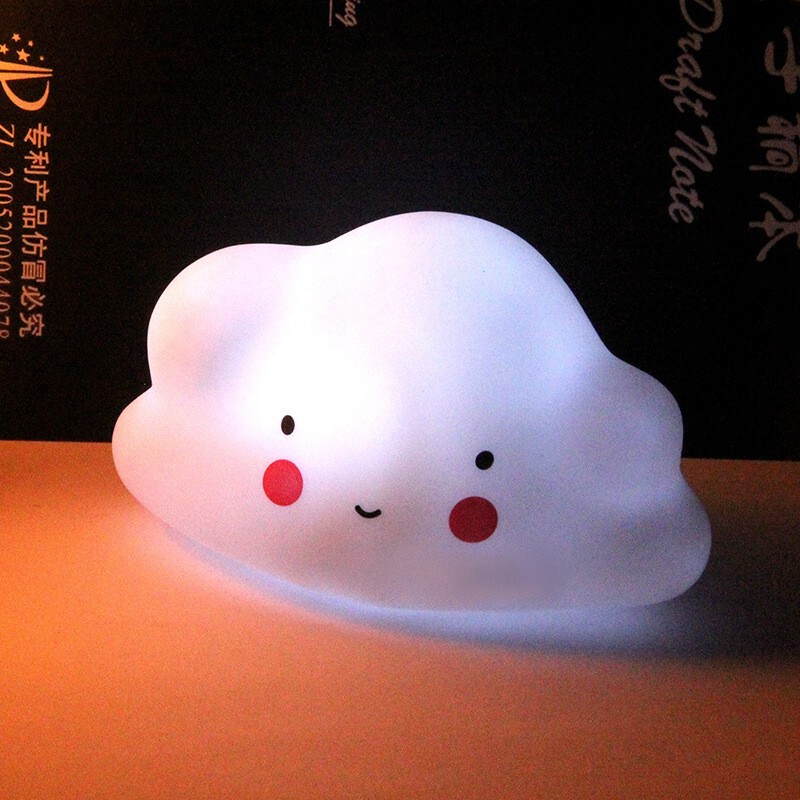 卸売りの露店のアイデアのおもちゃのフクロウの発光のかわいいledの小さい夜の明かりのベッドのヘッドライトのゴムのおもちゃ|undefined