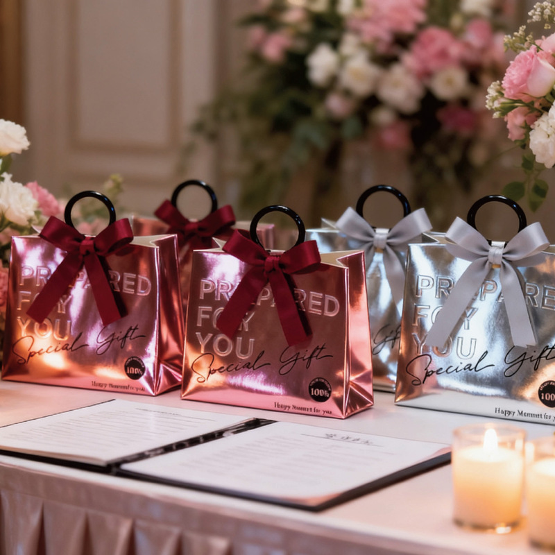 2025 Original New Wedding Candy Bag, Engagement Return Gift Silver Card Candy Box, European Ins Style Souvenir Bag 2025 Original New Wedding Candy Bag, Engagement Return Gift Silver Card Candy Box, European Ins Style Souvenir Bag