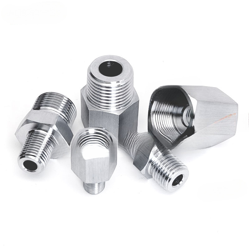 Acero inoxidable 304 conector de conversión métrico M14M20 a Inglés 426 tubo de manómetro interior y exterior del núcleo de alambre grueso