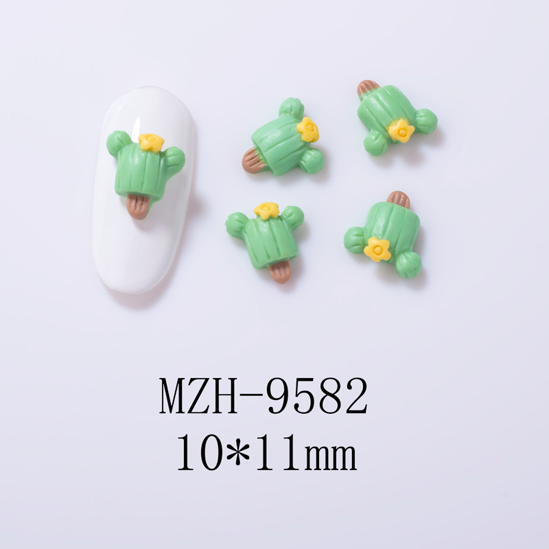 4g Weight Nail Decoration Accessories Nail Supplies 10 PCS/Package Quantity Resin Material Cartoon, Star, Moon Pattern Cute, Sweet Style Cute Sweet Cartoon Star Moon Resin Nail Decoration Accessories 10 PCS/Package 11